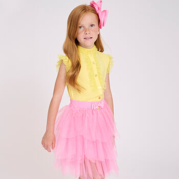 Girls Pink Tutu Skirt
