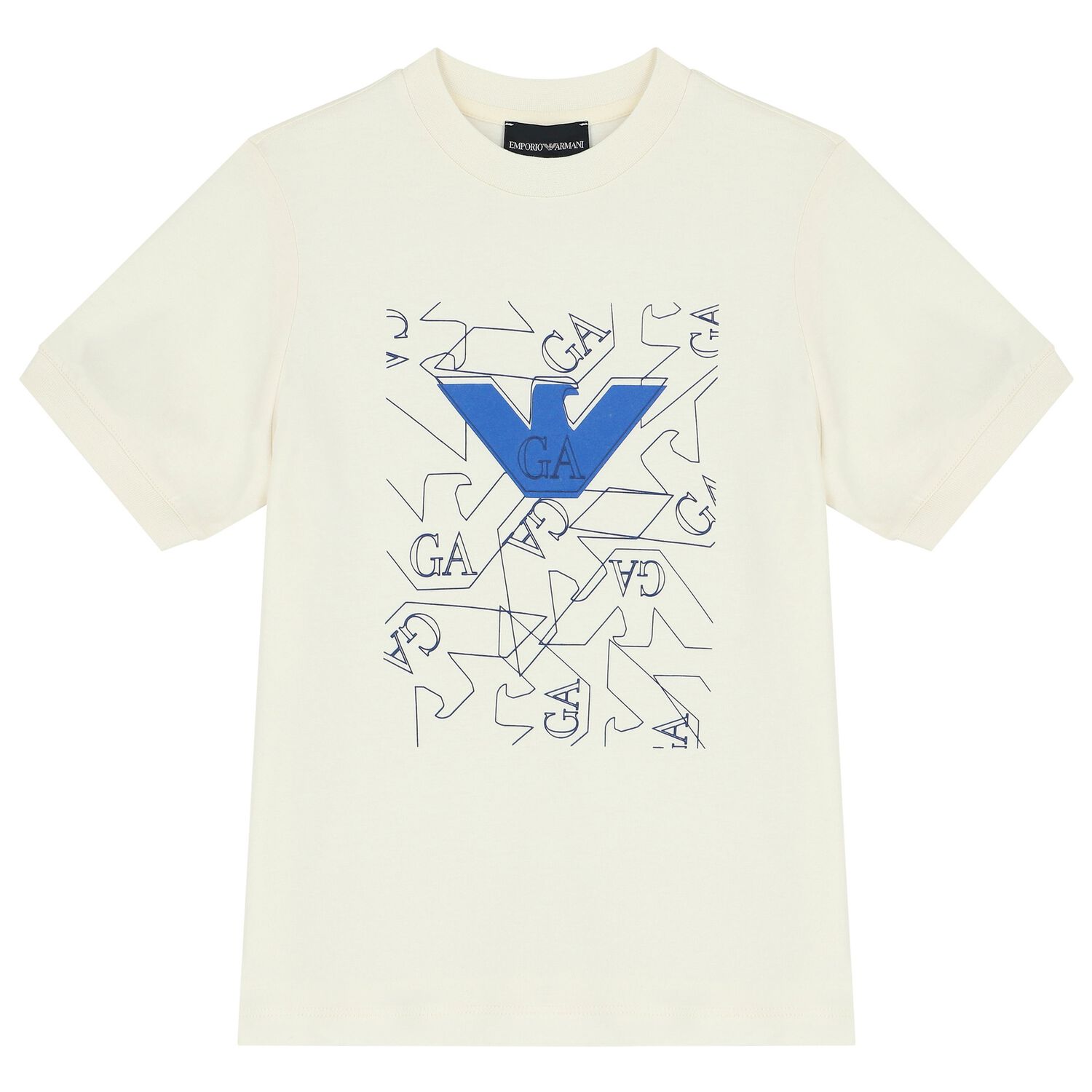 Boys White Logo T-Shirt, 2, hi-res image number null