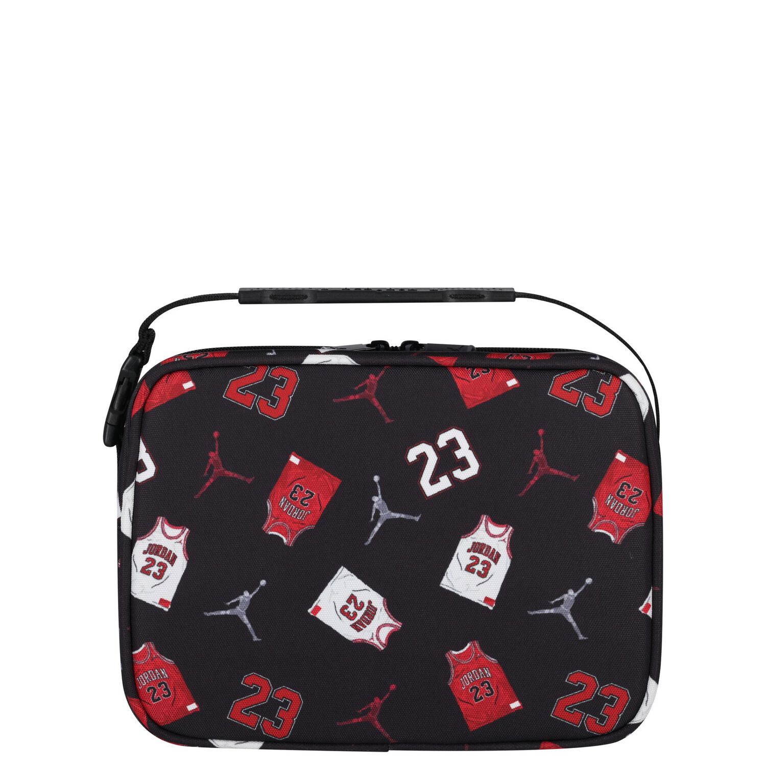 Black Jordan Logo Lunch Bag, 2, hi-res