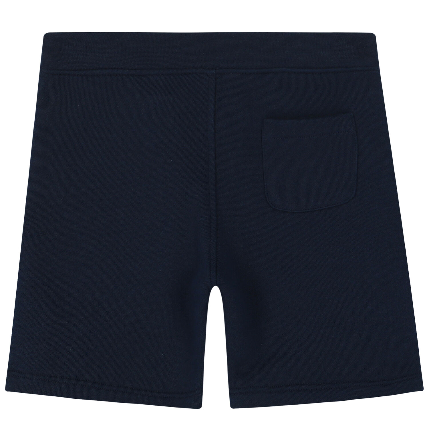 Boys Navy Logo Shorts, 1, hi-res