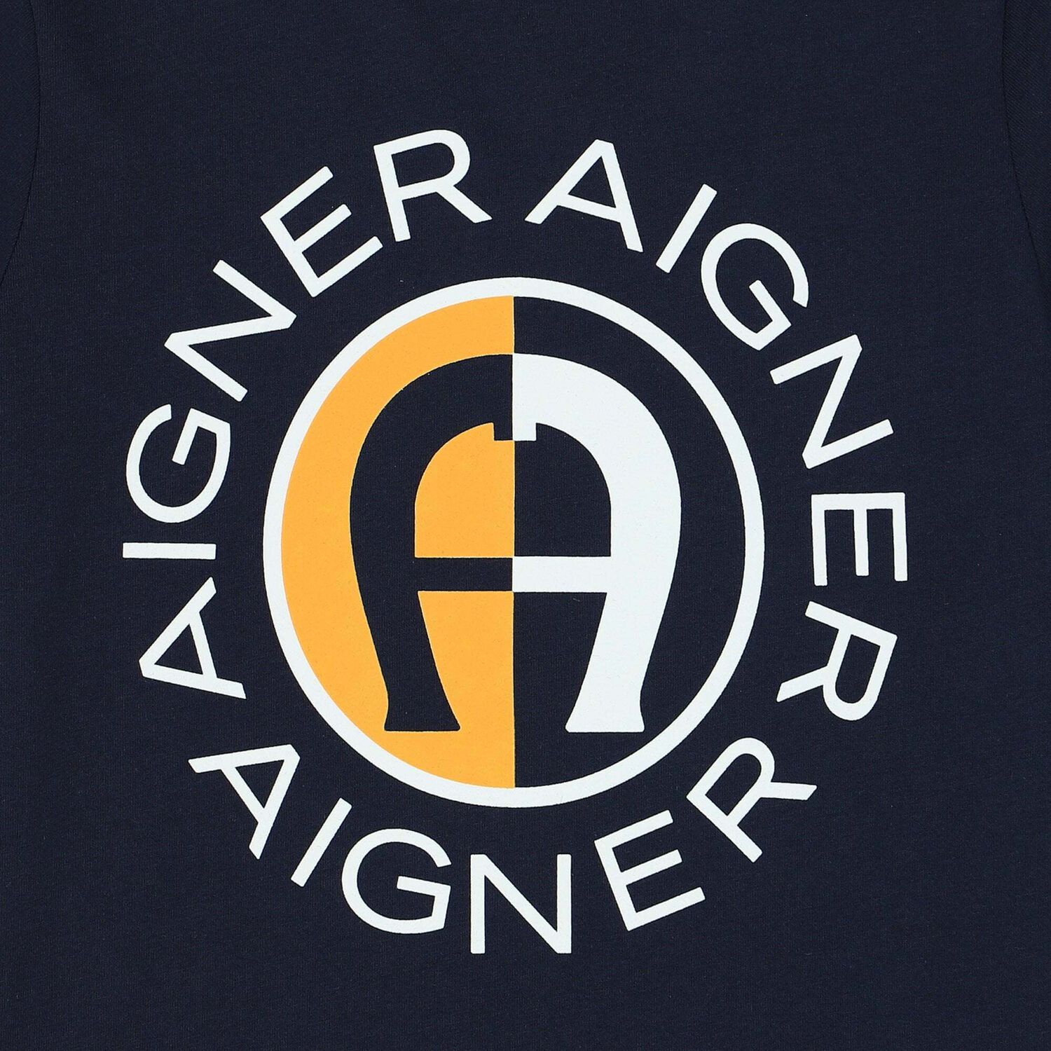 Boys Navy & White Logo T-Shirt, 3, hi-res image number null