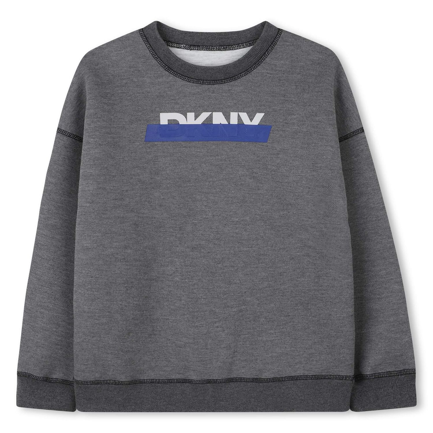 Boys Grey Logo Reversible Sweatshirt , 1, hi-res