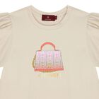 Girls Beige Bag Dress, 1, hi-res