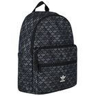 Black Trefoil Logo Backpack, 1, hi-res