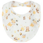 White & Yellow Honey Babygrow Set, 1, hi-res