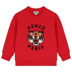 Boys Red Tiger Logo Sweatshirt, 2, hi-res