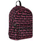 Girls Black & Pink Logo Backpack, 2, hi-res