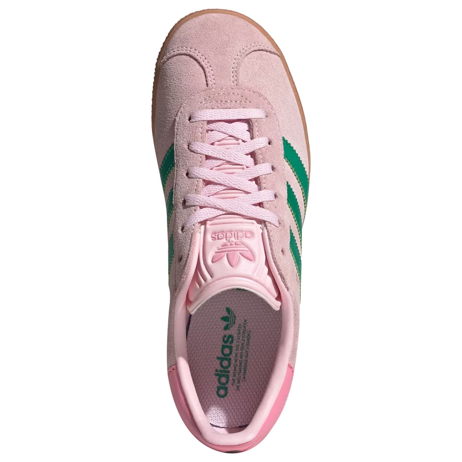 Girls Pink Gazelle Trainers, 1, hi-res