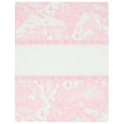 Ivory & Pink Geo Map Logo Blanket, 1, hi-res