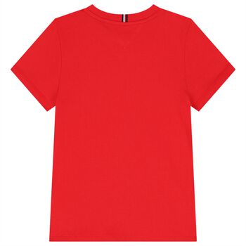 Boys Red Logo T-Shirt