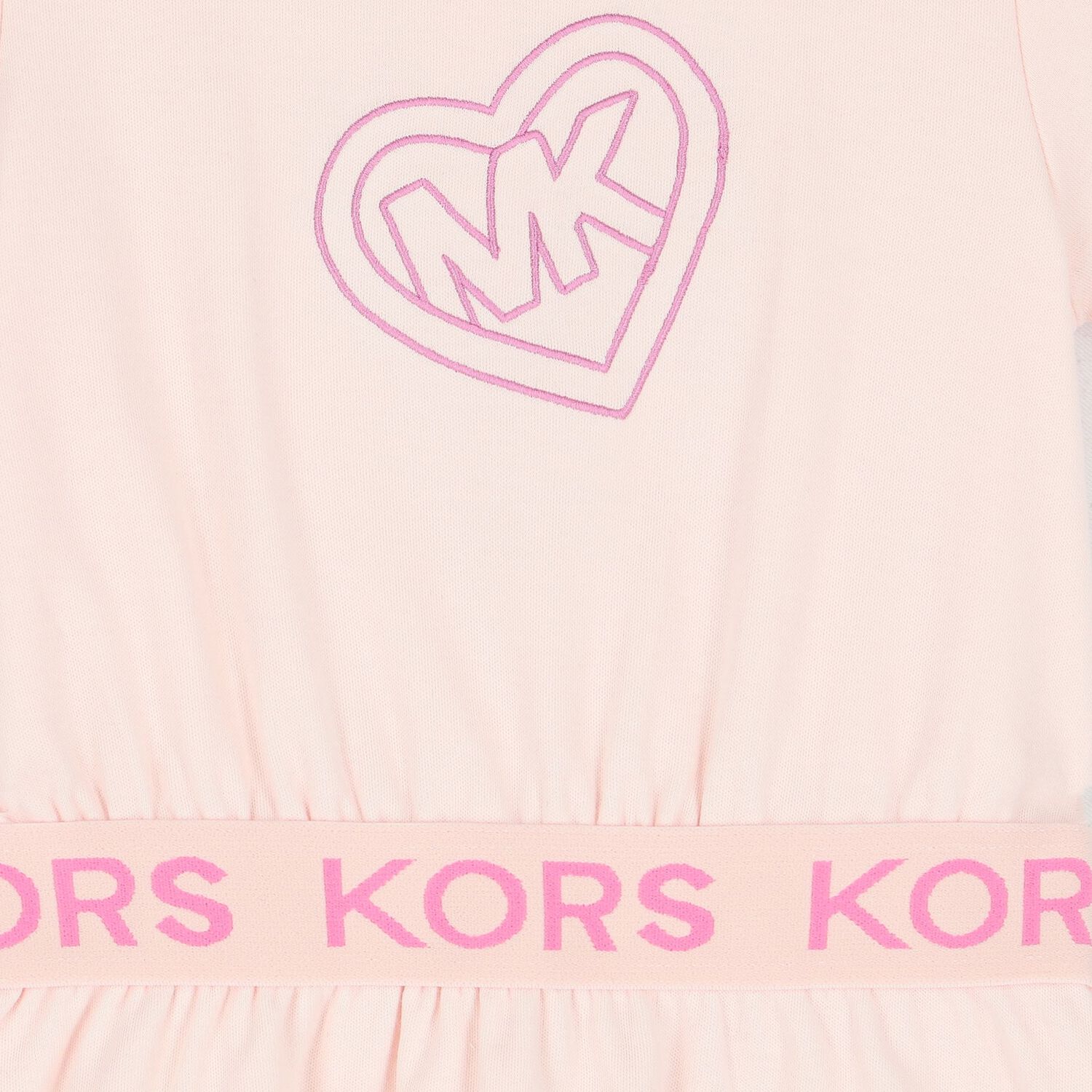 Younger Girls Pink Logo Dress Set, 1, hi-res