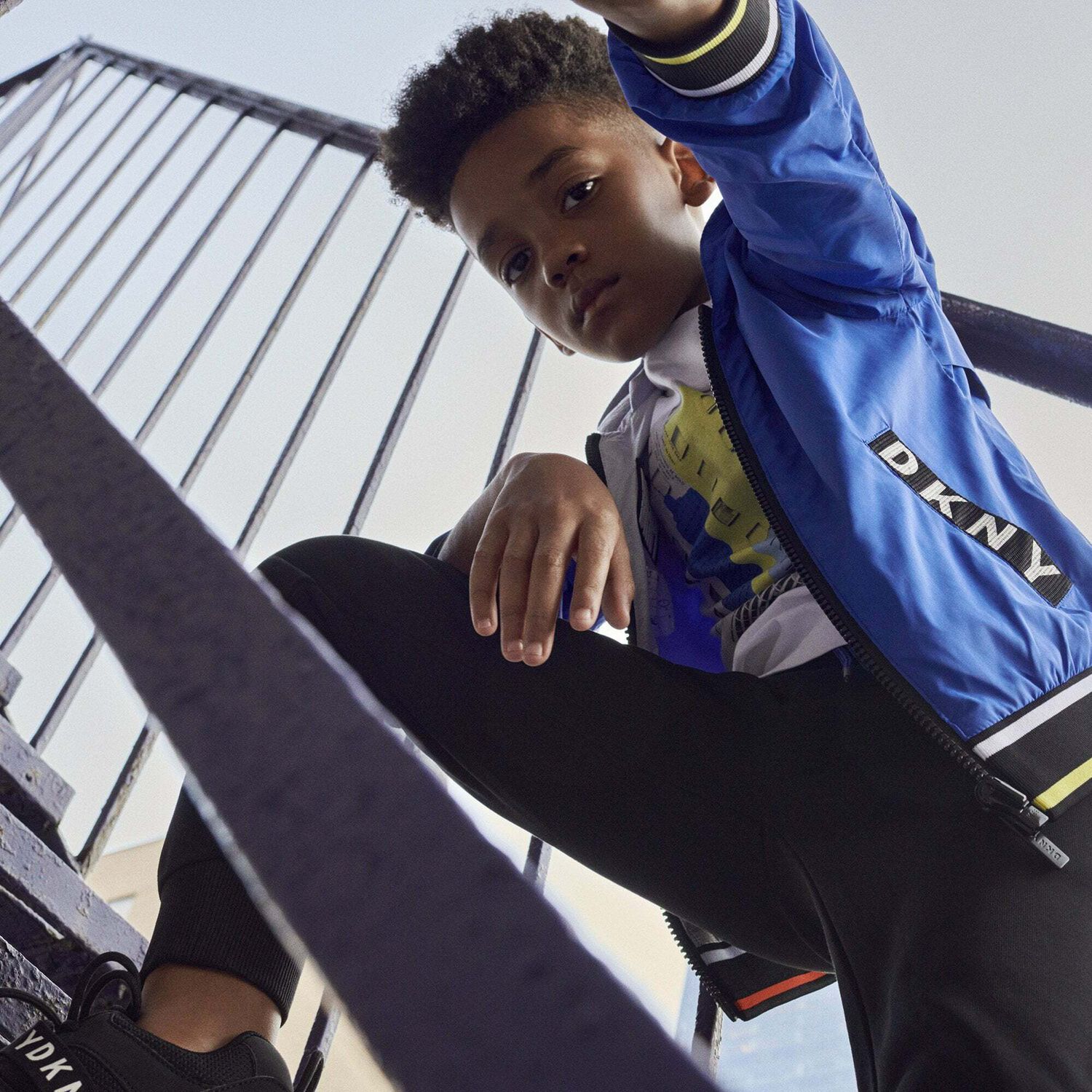 Boys Black Logo Joggers, 1, hi-res image number null