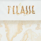 Girls White & Beige Geo Map Baby Nest, 1, hi-res