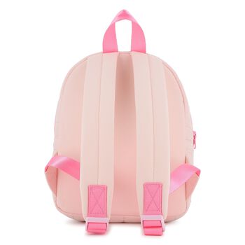 Younger Girls Pink Quilted Backpack ( 25cm )
