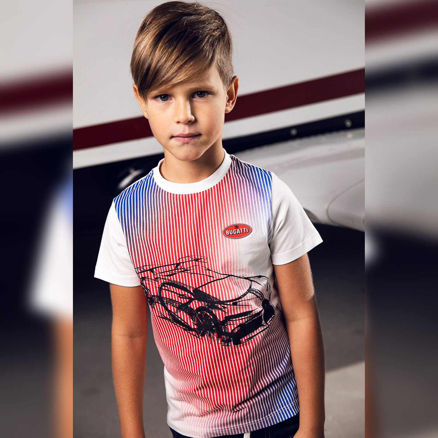 Boys White Logo T-Shirt, 1, hi-res image number null