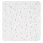 Baby Girls White & Pink Carousel Blanket, 1, hi-res