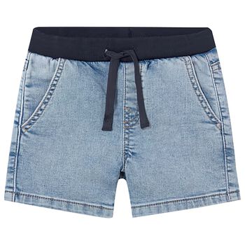Younger Boys Blue Denim Shorts
