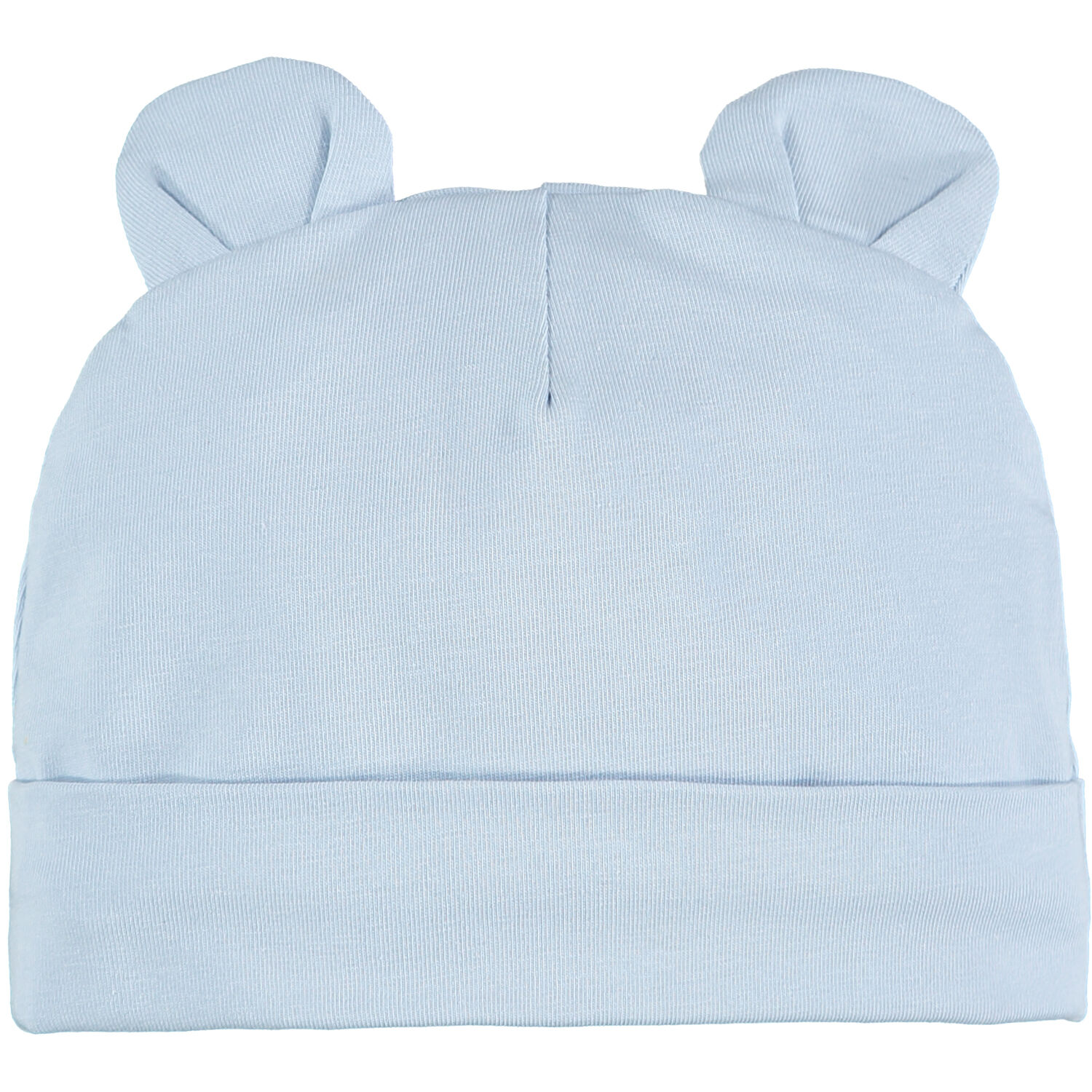 Baby Boys Blue Teddy Hat, 1, hi-res