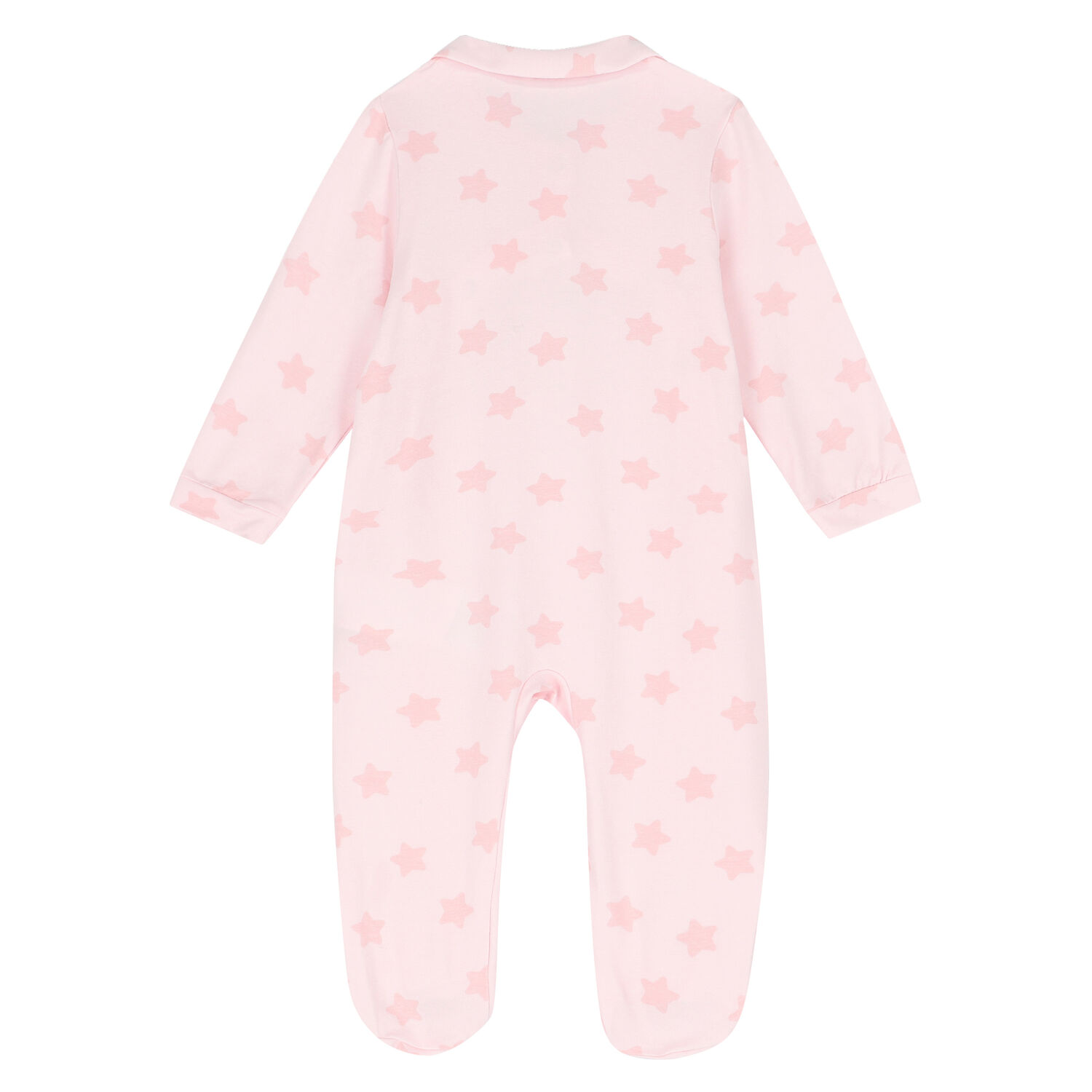Baby Girls Pink Babygrow, 1, hi-res