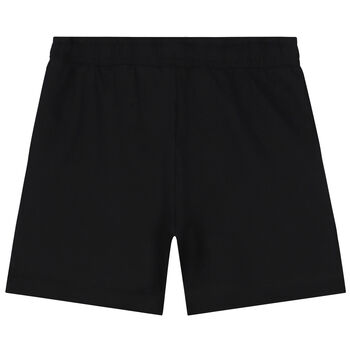 Boys Black Logo Shorts