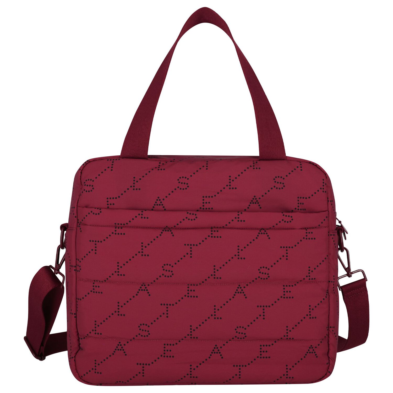 Beige Logo Baby Changing Bag, 1, hi-res