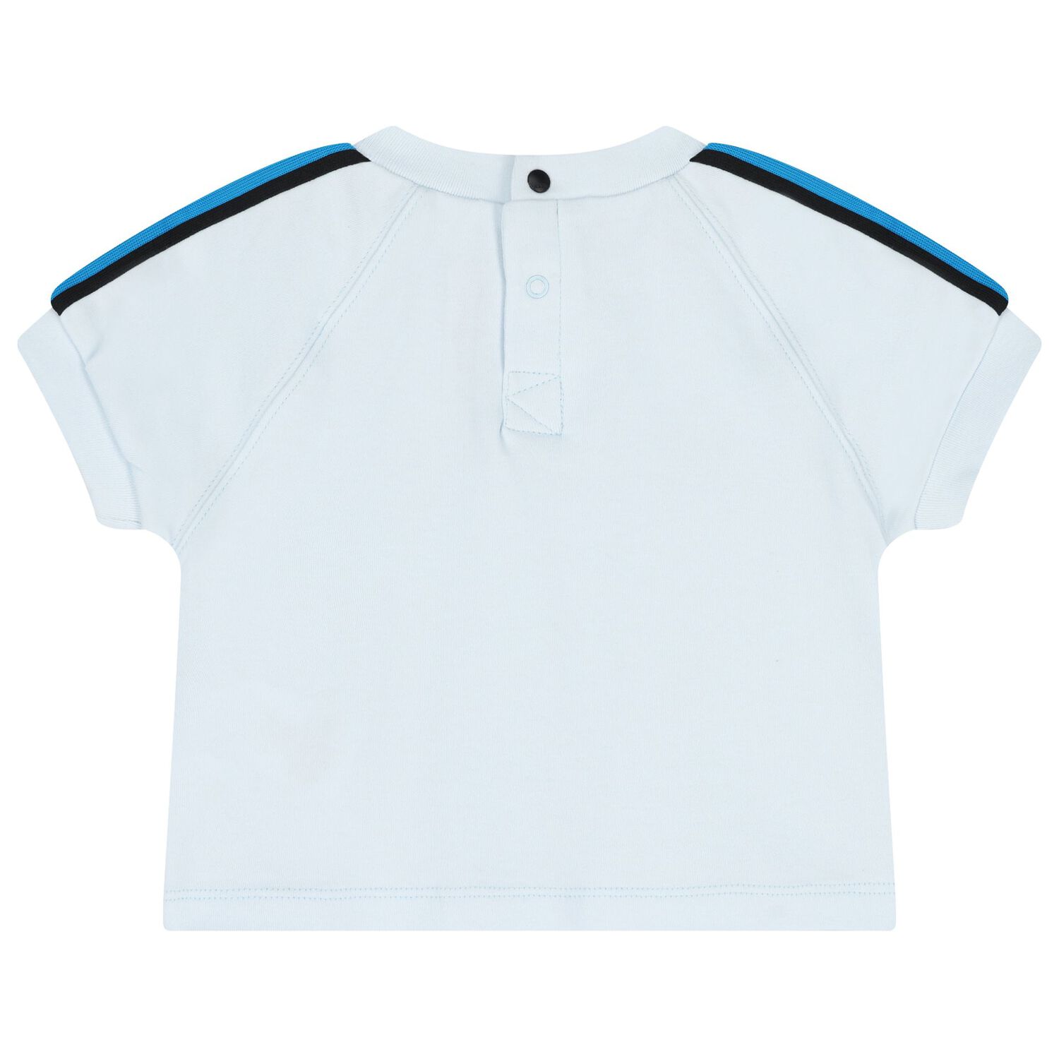 Boys Blue Logo Shorts Set, 1, hi-res