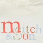 Boys White Logo Top, 1, hi-res