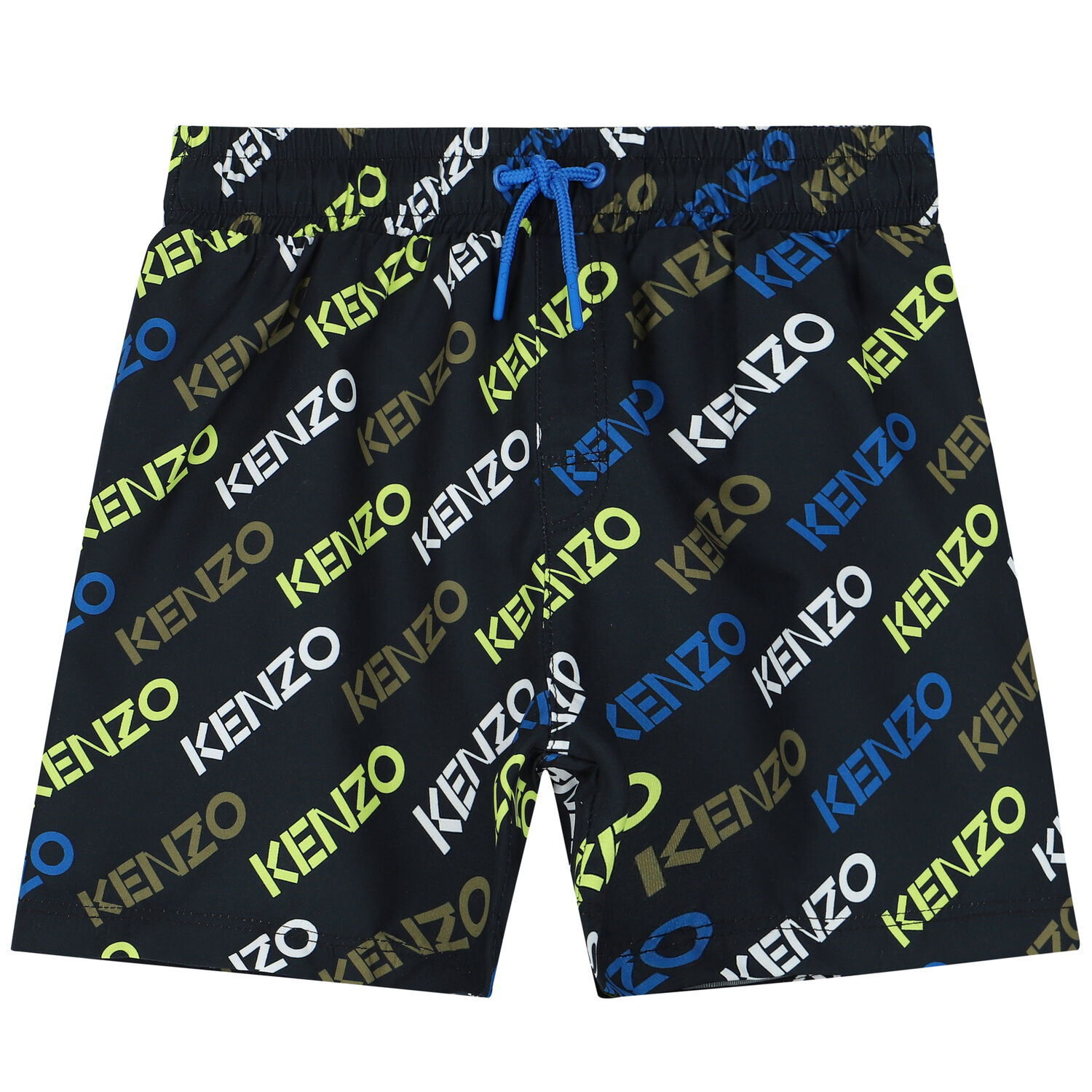 Boys Black Logo Swim Shorts, 1, hi-res image number null