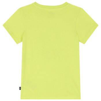 Boys Neon Yellow Logo T-Shirt
