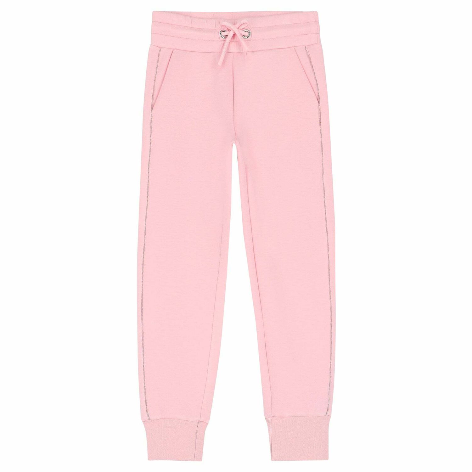 Girls Pink Joggers, 1, hi-res