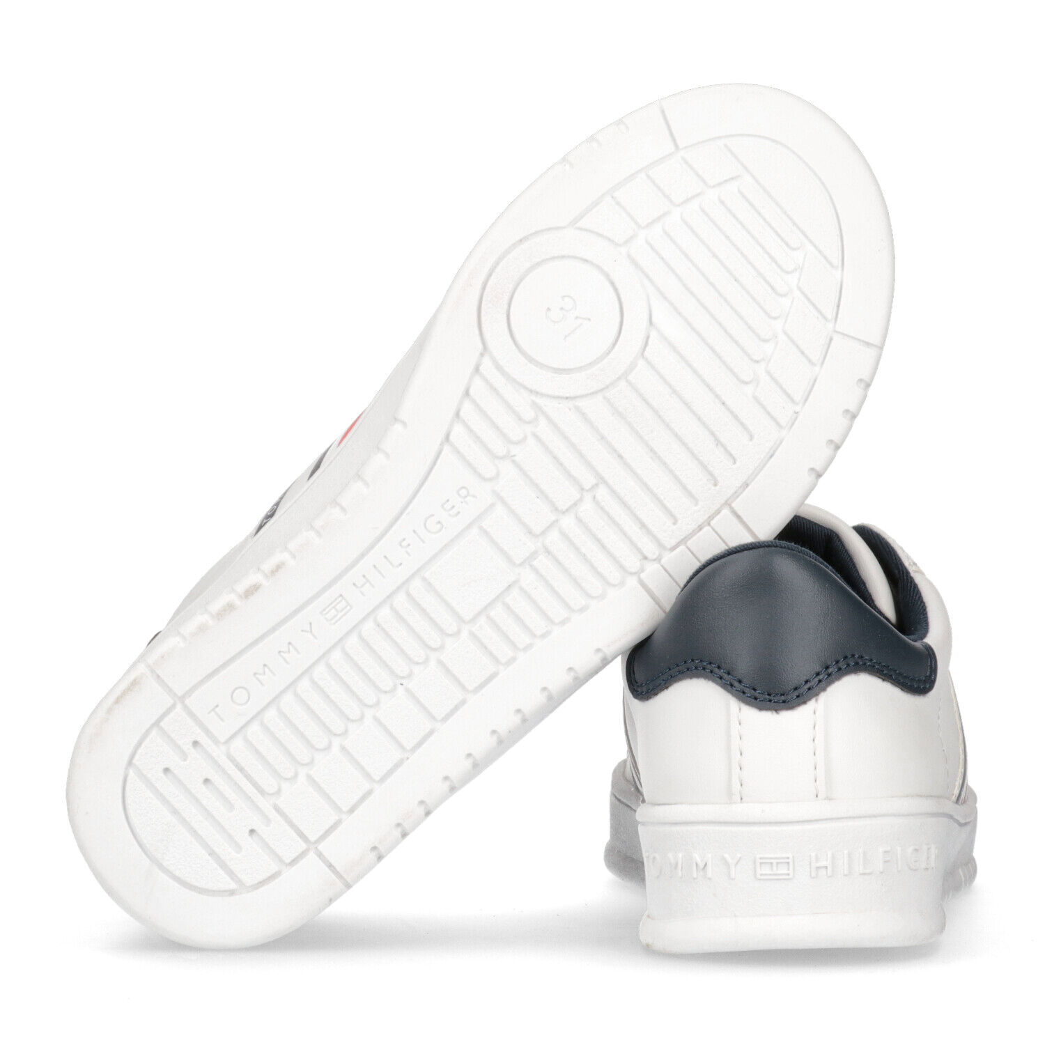 White Logo Trainers, 1, hi-res