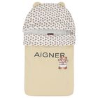 Beige Logo Baby Nest, 3, hi-res