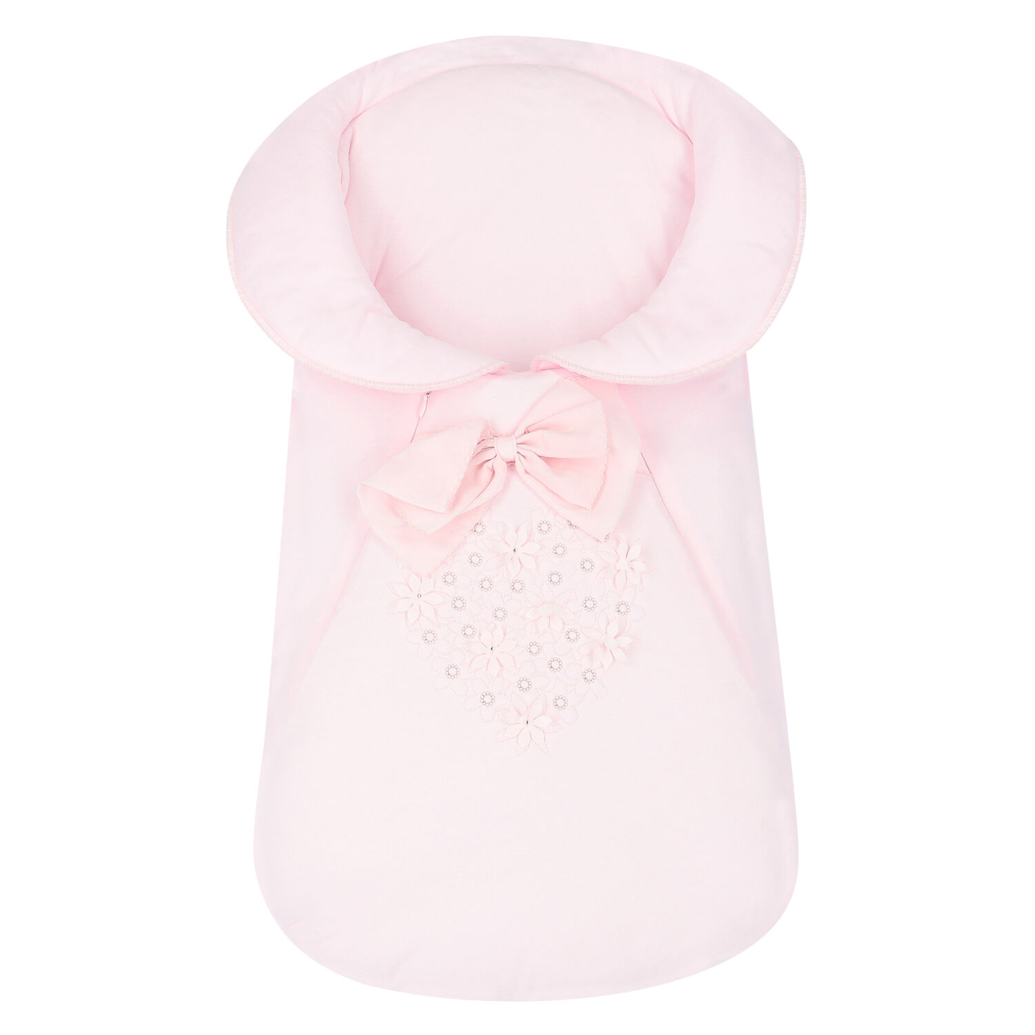 Baby Girls Pink Bow Nest, 1, hi-res