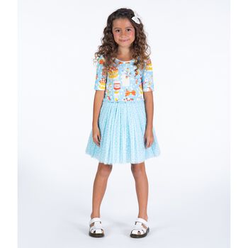 Girls Blue Tutu Dress