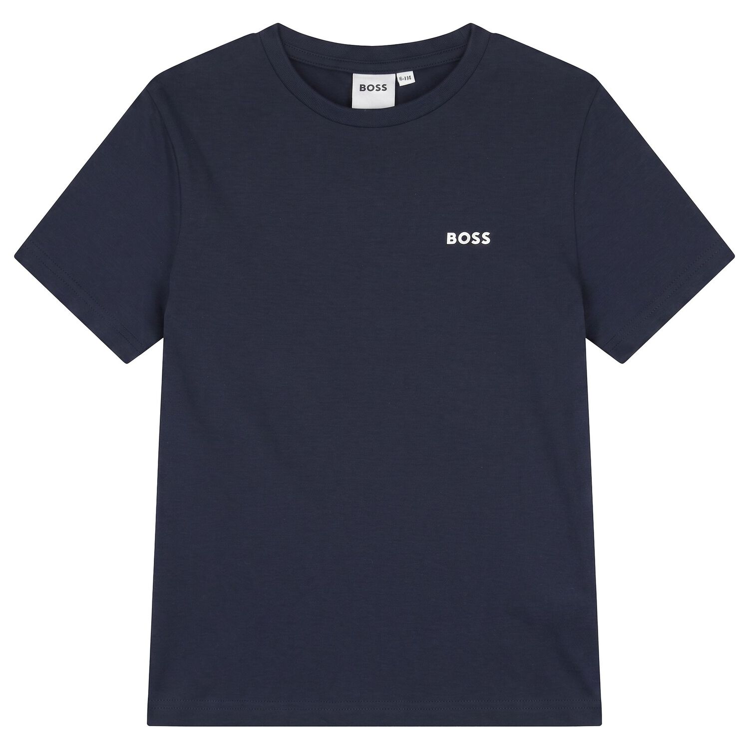 Boys Blue & Navy Blue Logo T-Shirts (2 Pack), 5, hi-res