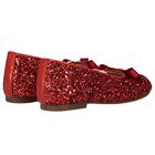 Girls Red Ballerina Shoes, 1, hi-res