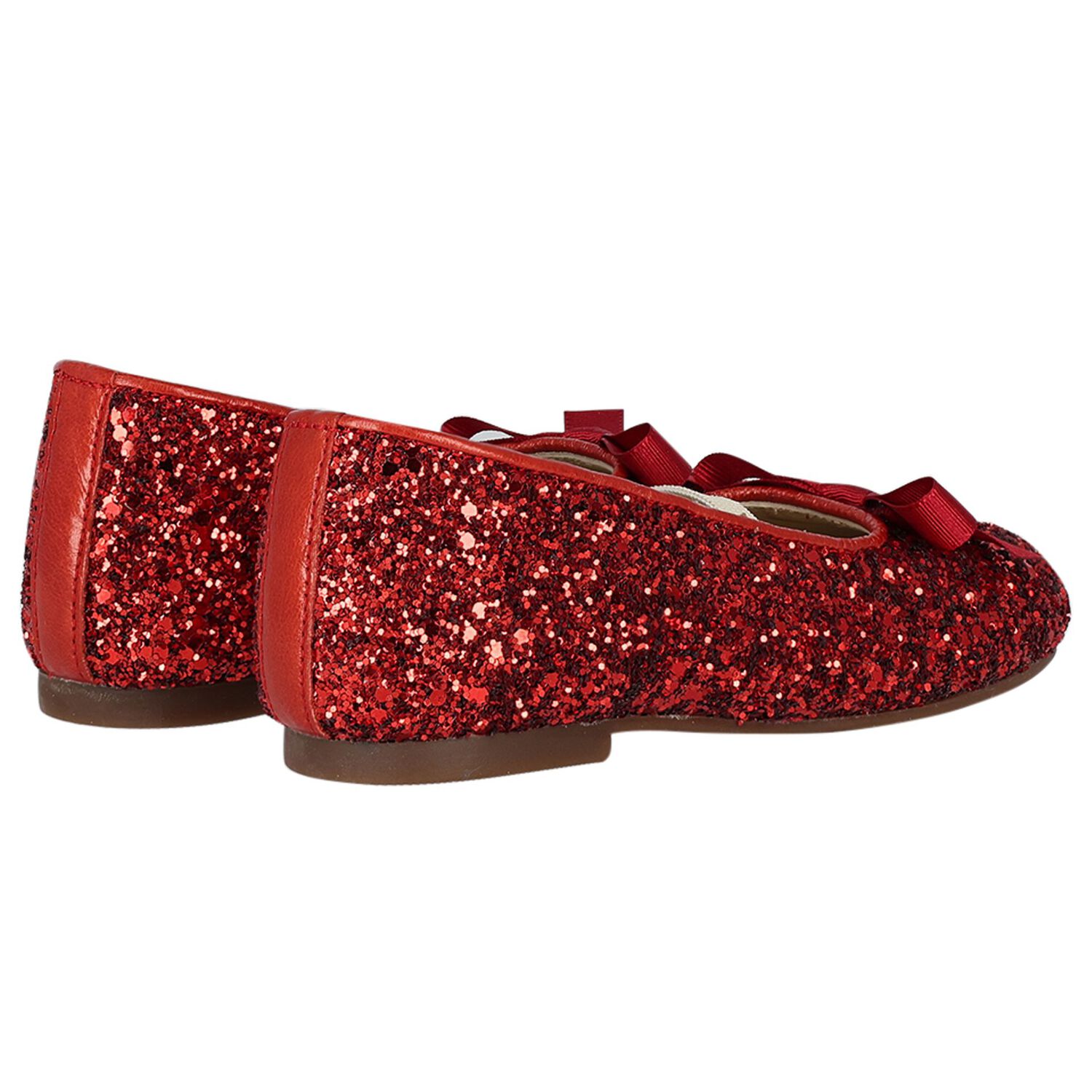 Girls Red Ballerina Shoes, 1, hi-res image number null