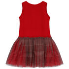 Girls Red Dress Set, 1, hi-res