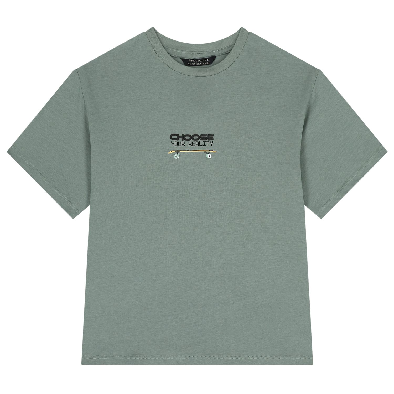 Boys Green Skate T-Shirt, 1, hi-res