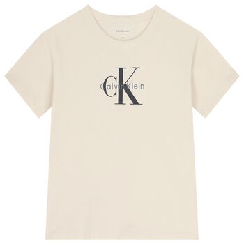 Boys Ivory Logo T-Shirt