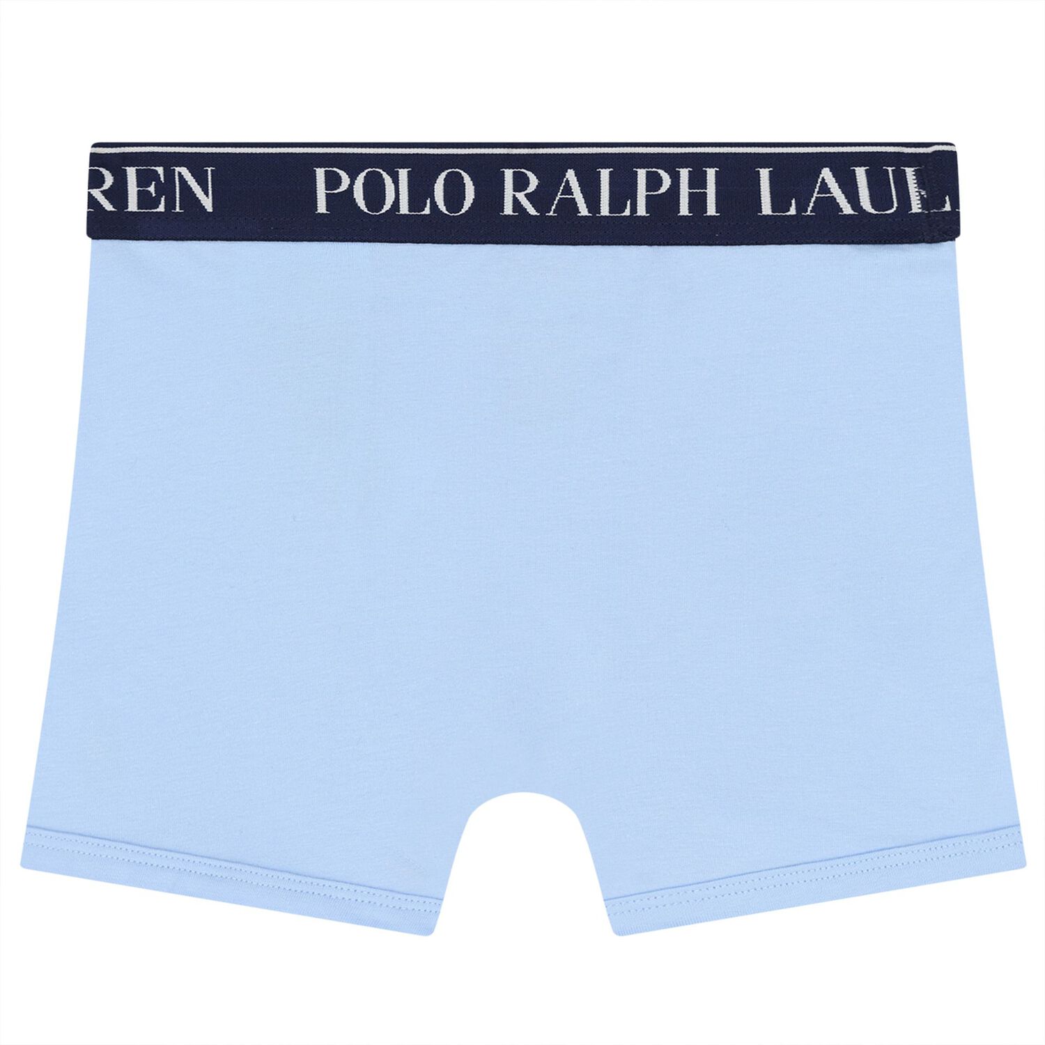 Boys Ivory, Blue & Navy Blue Logo Boxer Shorts ( 3-Pack ), 2, hi-res