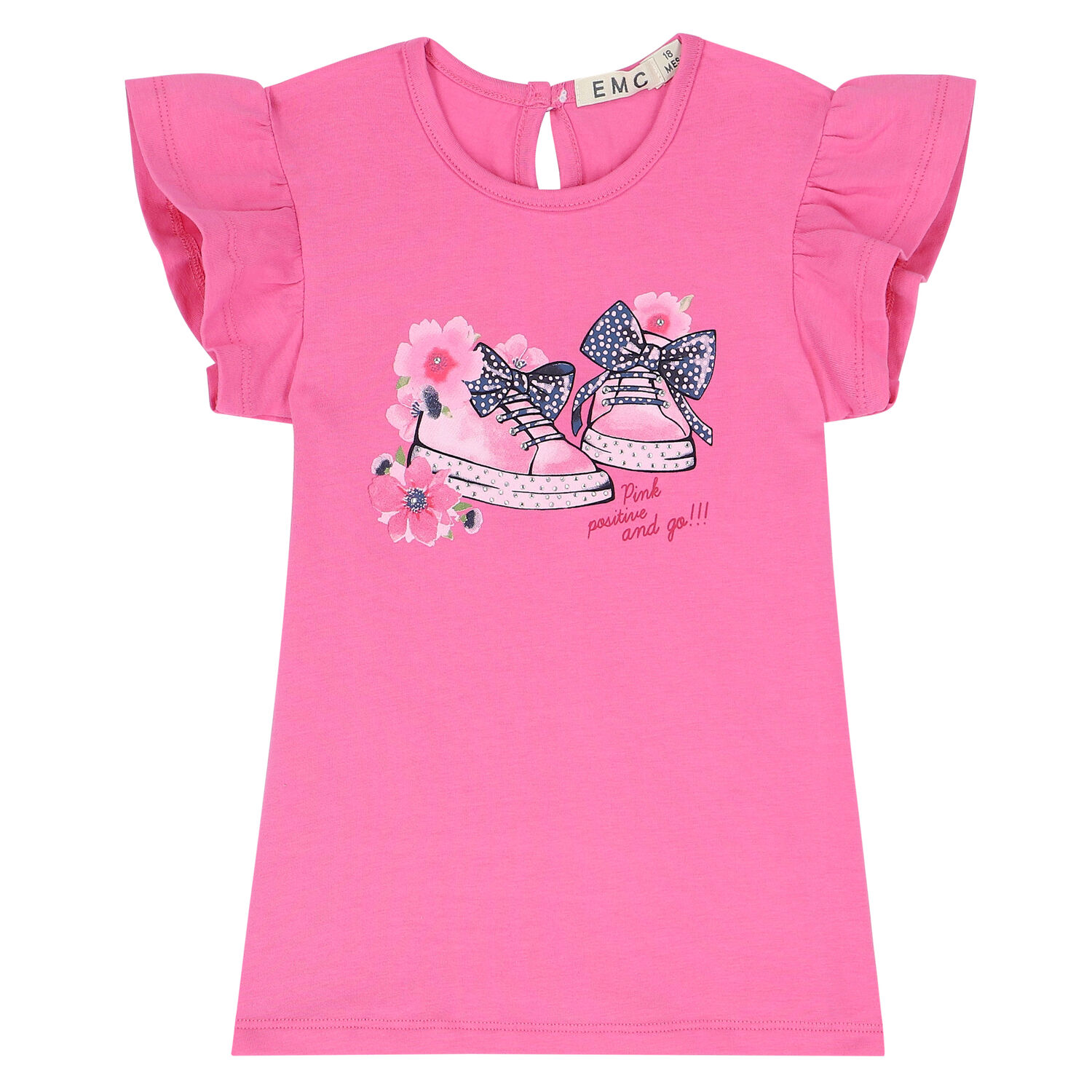 Younger Girls Pink & White Leggings Set, 1, hi-res