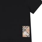 Boys Black EKD Logo T-Shirt, 1, hi-res