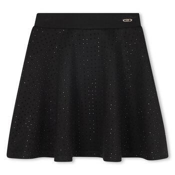 Girls Black Rhinestones Skirt