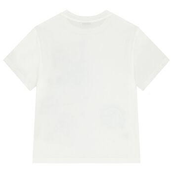 Boys White Logo T-Shirt