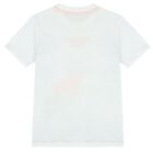 Boys White Logo T-Shirt, 1, hi-res
