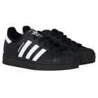 Black Logo Superstar Trainers, 1, hi-res