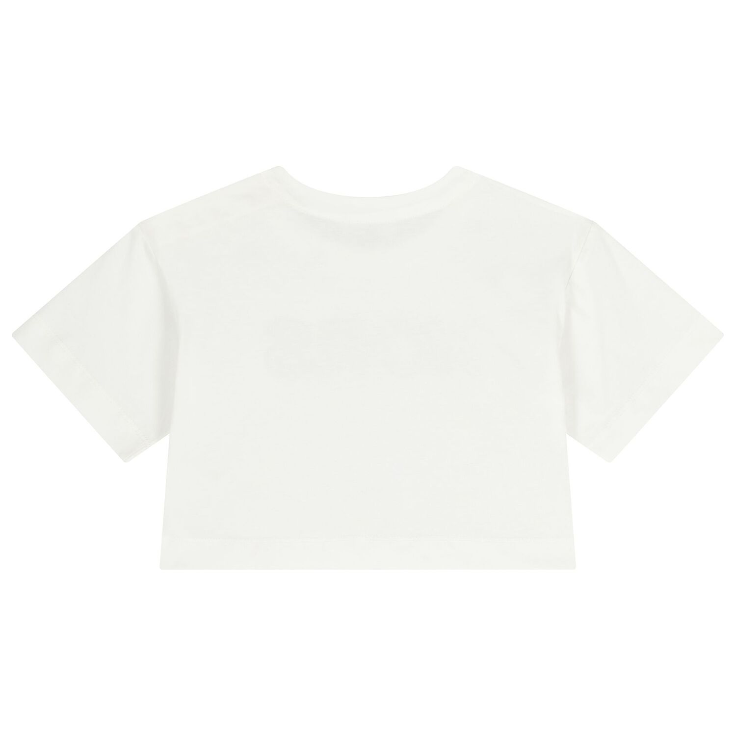 Girls White Logo T-Shirt, 1, hi-res