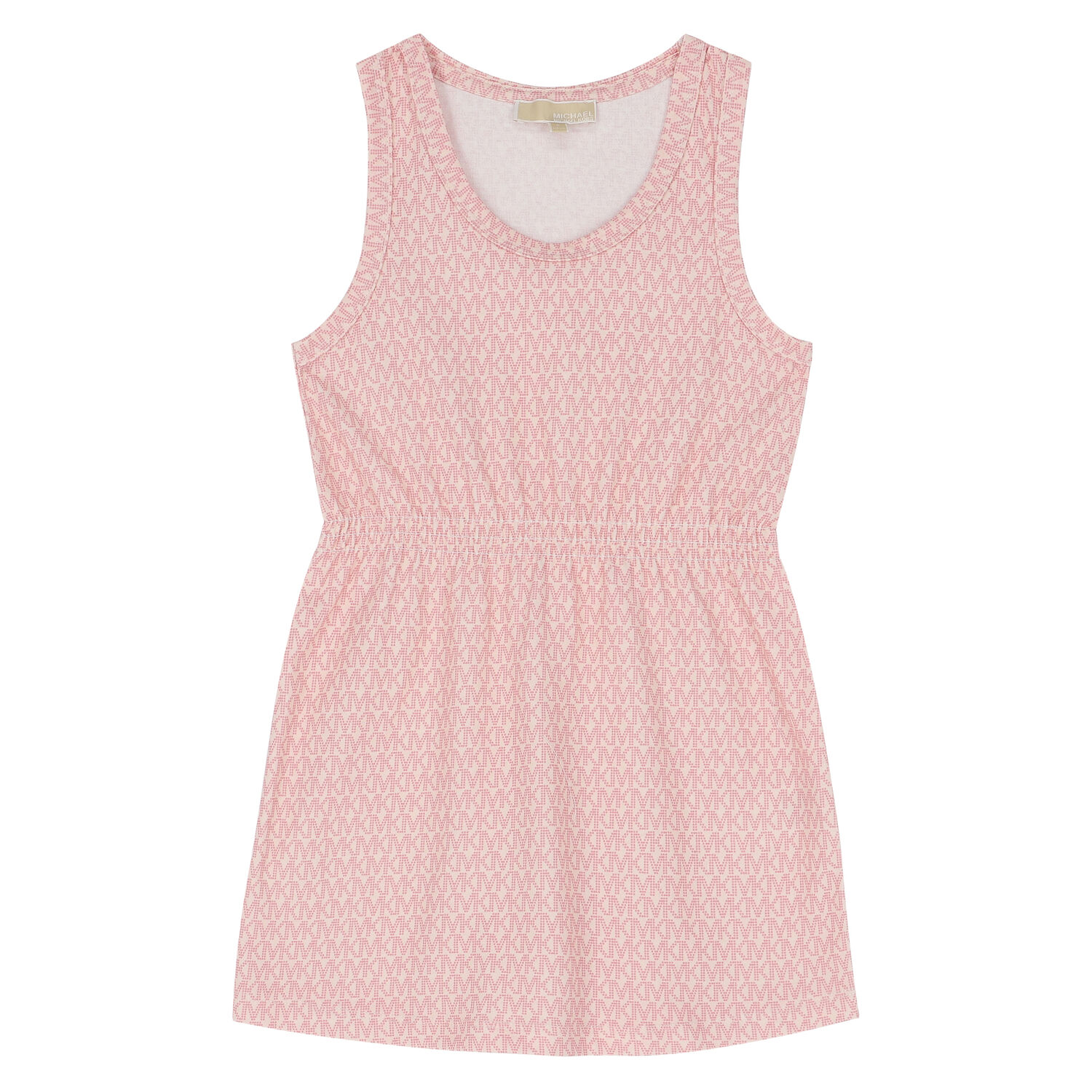 Girls Pink Jersey Logo Dress, 1, hi-res