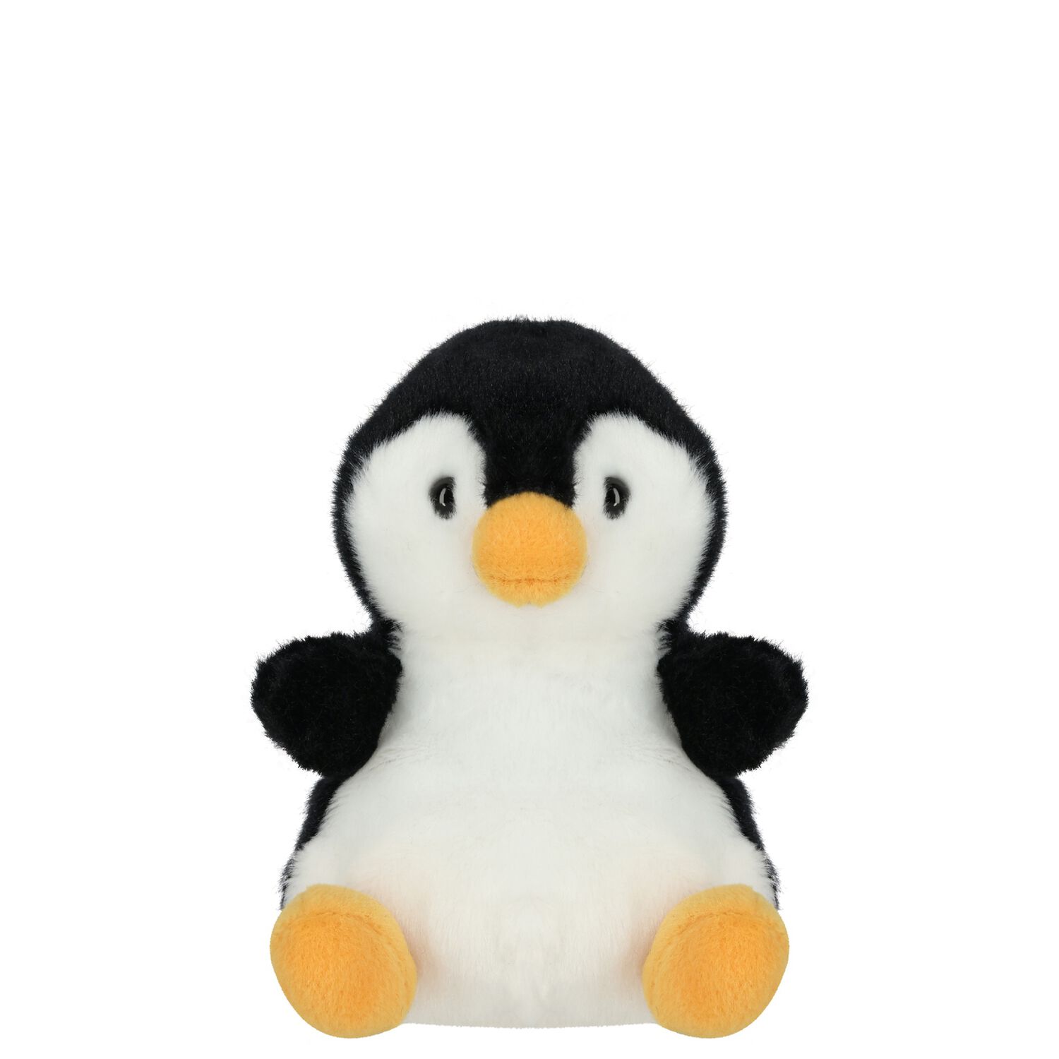Palm Pals Black & White Chilly Penguin Soft Toy ( 13CM ), 1, hi-res